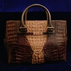 Exotic Vintage Genuine Crocodile Bag